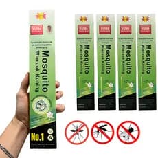 Kit Com 90 palitos Incenso repelente mata mosquito kit com 3 caixa