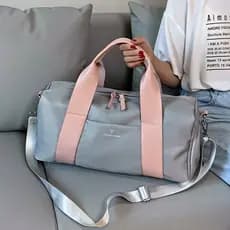 Sacos De Esportes Das Mulheres De Fitness Tecido Saco De Yoga À Prova D'água Bolsas De Viagem Duffel Unisex Do Esporte