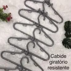 Cabides de roupas plástico rotativo