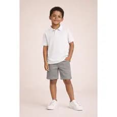 Camisa Gola Polo Infantil e Juvenil Premium Manga Curta Bebê Menino Algodão de alta Qualidade