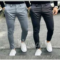 Kit 2 Calças SARJA Slim Social FIT Sport Fino
