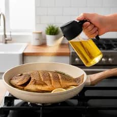 Borrifador Spray Galheteiro  Dosador de Azeite Óleo Vinagre 2 em 1 Cozinha 470ml - (Cores Sortidas)