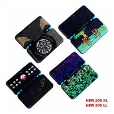 CAPA CAPINHA CASE COVER PLATE PARA NEW NINTENDO 2DS XL ACRILICA TEMATICA