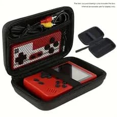 Estojo de Transporte para Console de Jogos Retro espaço P/ Cabo de Carregamento, Earpods e Baterias