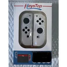 Kit Proteção Completo Switch 1 V1 V2 Capa Capinha Case Tpu Fexivel + 6 Borrachinhas + Película de Brinde