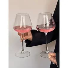 Taças de Vinho Tinto Cristal 500ml Luxo Taça Bourgogne Vidro Europeu Presente
