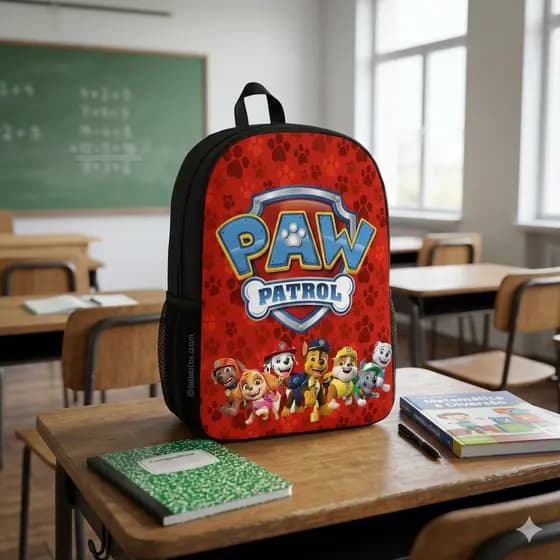 Mochila Escolar Cachorinhos Fofos Bolsa De Costa Infantil Juvenil