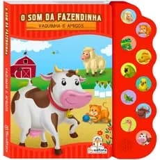 Livro Sonoro Infantil Educativo Som Animais Alfabeto Abc