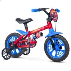 Bicicleta Homem Aranha Menino Infantil Aro 12 Spider Man Nathor