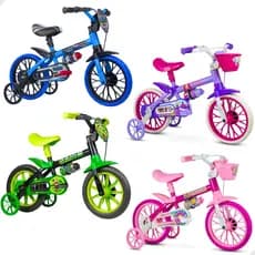 Bicicleta Infantil Com Rodinha Menina Menino Aro 12