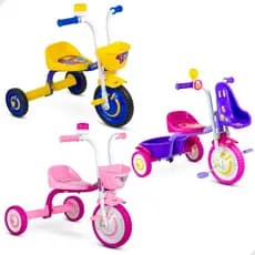 Motoca Motinha Triciclo Infantil Com Pedal Menino Menina