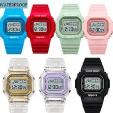 led Relógio Digital Feminino Relógios Digitais De Silicone De Moda Pulso Esportivos Femininos Quadrado