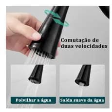 Torneira Gourmet Flexível Preta Mesa Ou Parede, TORNEIRA FLEXIVEL, PAREDE, MESA