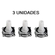 3 Bico Para Torneira Jardim Rosca Mangueira Esguicho Maquina Lavar 3/4