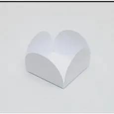 1000 forminhas para doces 4 pétalas branca, aniversário festas, casamento