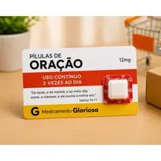 50 CARTAO PILULAS DA GRATIDAO DESPERTAR EM DEUS ORACAO CRISTAO Com chiclete