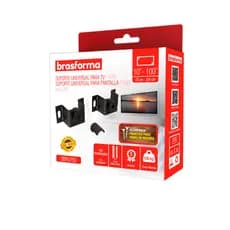 Suporte Universal Fixo para Tv 10" à 100" 100Kg Smart LED LCD Brasforma