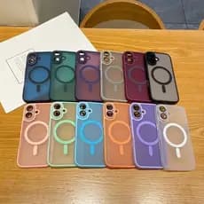 Sensação de pele fosca Apple(2) magnética sem fio nova capa para iphone 14 15 16