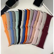 Pulseira Apple Watch Silicone Compatível Relógio 38/40/41 42/44/45/49mm