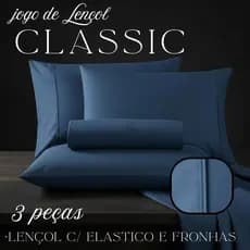Jogo de Lençol 03 Peças Hypercal 400 Fios Casal King Queen Solteiro Classic Fronha Avulsa Ponto Life
