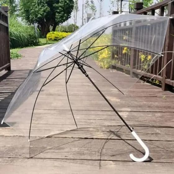 Guarda-Chuva Automático Transparente LY5009 – Ideal para Visibilidade e Estilo