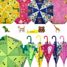Sombrinha Infantil Automática em PVC Estampado – Leve e Durável