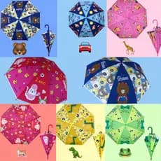 Guarda-Chuva Infantil com Estampas de PVC e Sistema Automático