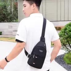 Mochila Bolsa de Peito Tiracolo Pochete  Bolsa Transversal Masculina/3312