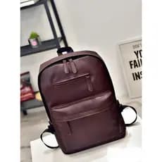 Mochila clássica de couro retrô para homens e mulheres bolsa de viagem de grande capacidade estilo universitário