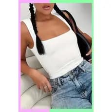 Basiquinha Regata Suplex  Blusinha Básica Suplex Tendencia Blusa Feminina