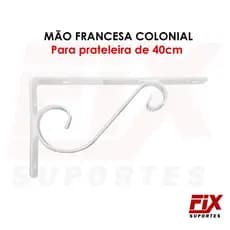 2 Uni. Suporte Decorativo Colonial 40cm Para Prateleiras