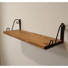 1 Uni. Prateleira 25x60 + Suporte Invertido Decorativo