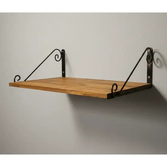 1 Uni. Prateleira MDF para Microondas 40x60 + Suporte Invertido Decorativo
