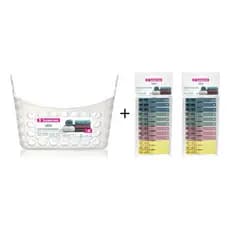 Kit Cesto + 24 Prendedores Pregadores De Roupa Sanremo