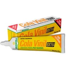 Cola Vinil Extra Adesivo Para PVC Flexível 75gr BRASCOLA