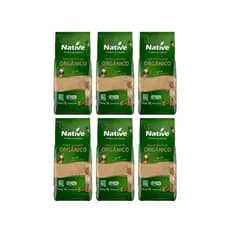 Açúcar Orgânico Demerara Native 1kg - Kit Com 6 unidades