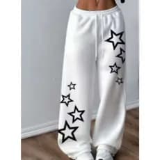 Calça Wide Leg Feminina Calça Larga Pantalona Moletom