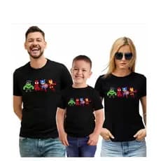 Camiseta Kit Familia Vingadores  unissex Infantil e Adulto 100% Algodão (mandar N criança 02 ao 16) Camisa