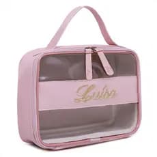Necessaire Média Personalizada com Nome – Organizadora Viagem Maternidade Presente