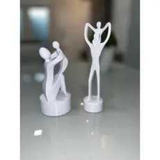 Pai e Filho / Mãe e filho / Mãe e Bebê estatua decoração casa família e escritório