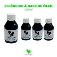 Essência concentrada Base Óleo 100 ml (Diversas Opções)