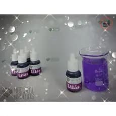 Corante Aromatizadores Sabonetes Cosméticos 15ml Lilás (base d'água) - Natural Aromas