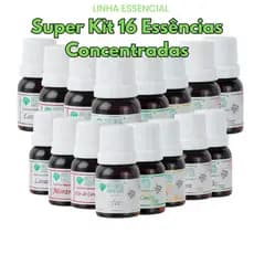 Kit 16 Essências variadas Linha Essencial para Difusor – Natural Aromas