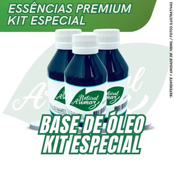 Kit Essência concentrada Base Óleo Super Premium (Diversas Opções)