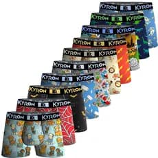 Kit Cuecas Box para Crianças Boxer Infantil Estampada