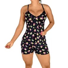 Kit 4 Conjuntos Short Doll Qualidade Premium Pijama Feminino Baby Doll Adulto