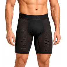 Kit Cuecas Boxer Long Leg DryFit Box Ciclista Tecido Respirável