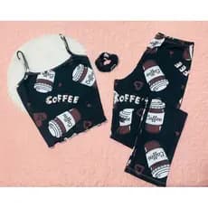 PIJAMA LONGO SEMI CROPPED EM SUEDE TM UNIC
