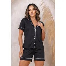 PIJAMA AMERICANO EM MALHA PV