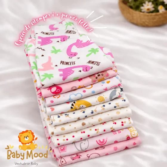 Calça De Bebê Estampada 5 e 1UN  -  Menina Menino - Mijão Infantil - Envio Imediato Custo Benefício - Conforto